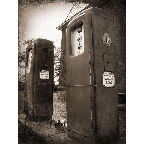 Leaded Black Modern Wood Framed Art Print with Double Matting by Lavoie, Tina