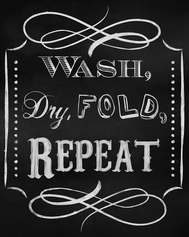 Wash Dry Black Ornate Wood Framed Art Print with Double Matting by Lavoie, Tina