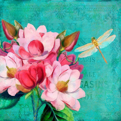 Verdigris Black Modern Wood Framed Art Print by Lavoie, Tina