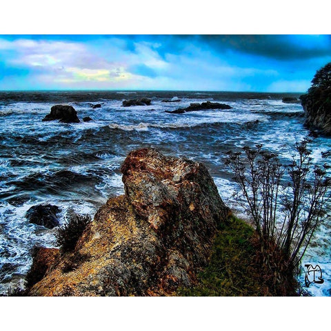 Poets Retreat Black Modern Wood Framed Art Print by Lavoie, Tina