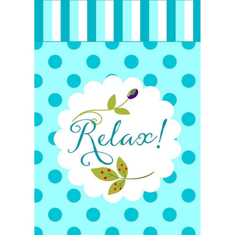 Relax White Modern Wood Framed Art Print by Lavoie, Tina