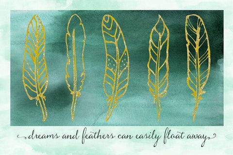 Gathering Feathers Two White Modern Wood Framed Art Print with Double Matting by Lavoie, Tina