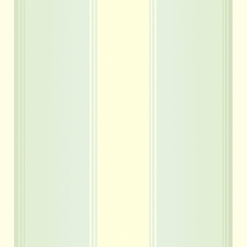 Mint Cream Stripes Black Modern Wood Framed Art Print with Double Matting by Lavoie, Tina