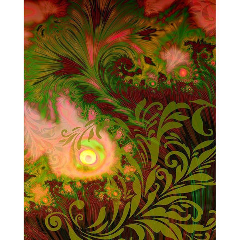 Tahitian Sunrise White Modern Wood Framed Art Print by Lavoie, Tina
