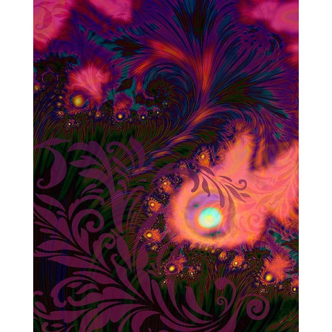 Tahitian Sunset Black Modern Wood Framed Art Print by Lavoie, Tina