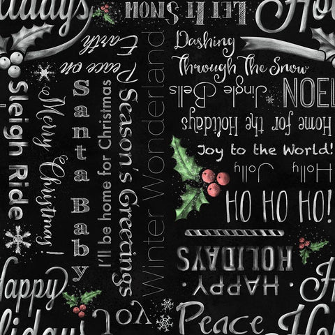 All These Things And More Are Christmas Black Ornate Wood Framed Art Print with Double Matting by Lavoie, Tina