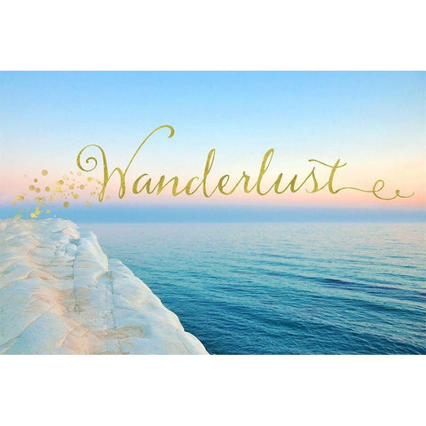 Wanderlust Black Modern Wood Framed Art Print by Lavoie, Tina
