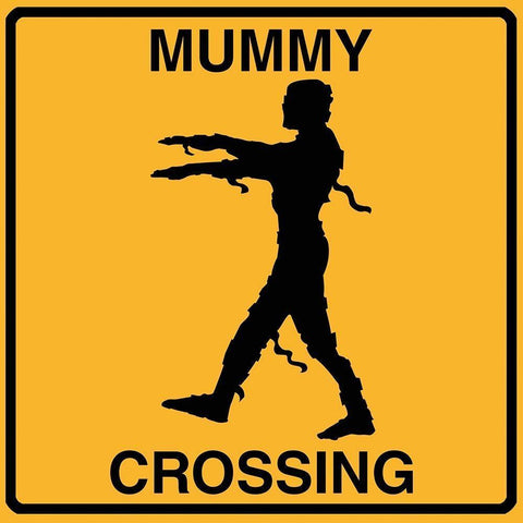 Mummy Crossing Gold Ornate Wood Framed Art Print with Double Matting by Lavoie, Tina