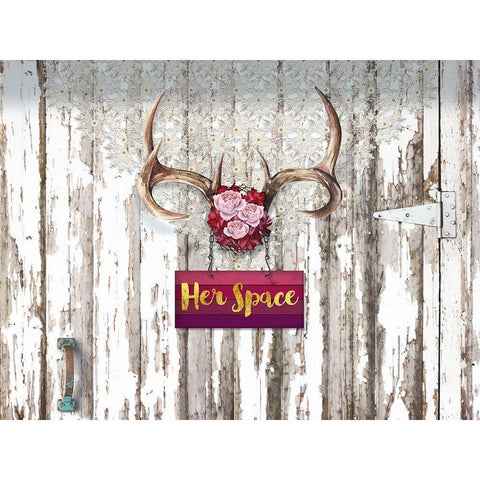 Her Space Santa Fe Cottage Style White Modern Wood Framed Art Print by Lavoie, Tina