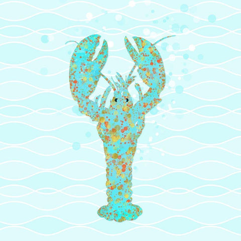Leonardo Lobster White Modern Wood Framed Art Print by Lavoie, Tina