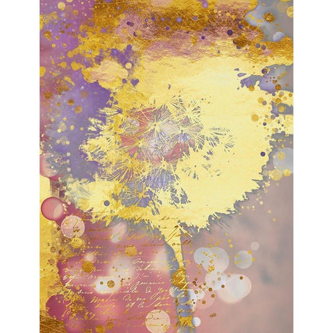 Golden Dreams I White Modern Wood Framed Art Print by Lavoie, Tina