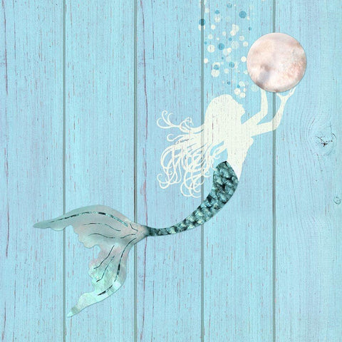 Gathering Pearls II White Modern Wood Framed Art Print with Double Matting by Lavoie, Tina