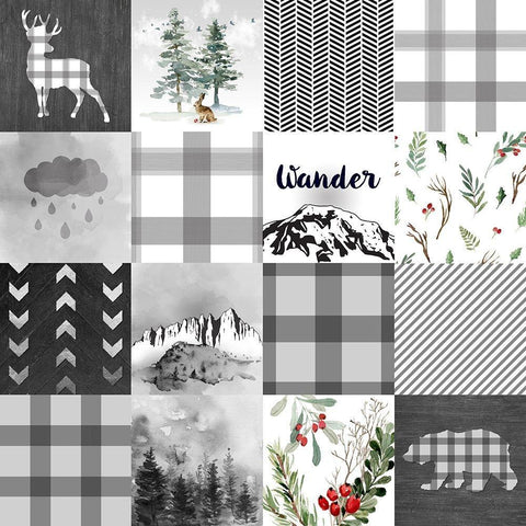 Wander White Modern Wood Framed Art Print with Double Matting by Lavoie, Tina