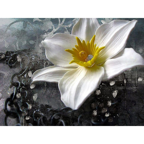 Frost Queen White Modern Wood Framed Art Print by Lavoie, Tina