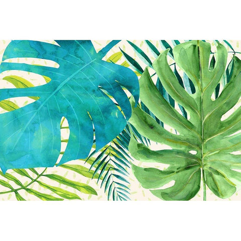 Rainforest Canopy Black Modern Wood Framed Art Print by Lavoie, Tina