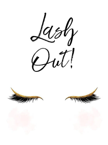 Lash Out Black Ornate Wood Framed Art Print with Double Matting by Lavoie, Tina