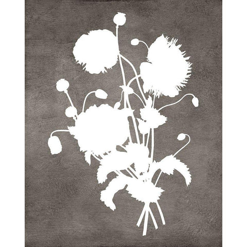 Spirit Poppy III White Modern Wood Framed Art Print by Lavoie, Tina