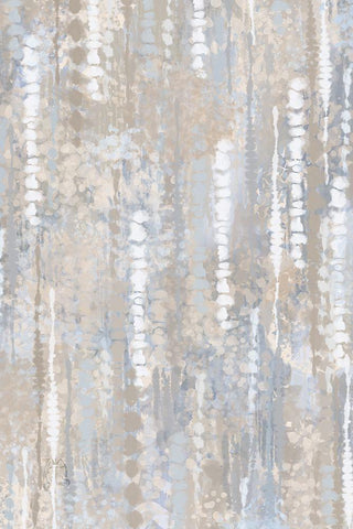 Pastel Boho Abstract II White Modern Wood Framed Art Print with Double Matting by Lavoie, Tina