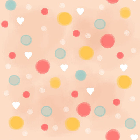 Polka Dots Black Modern Wood Framed Art Print by Wade, Valarie