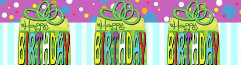 Birthday Gift Table Runner Black Ornate Wood Framed Art Print with Double Matting by Wade, Valarie