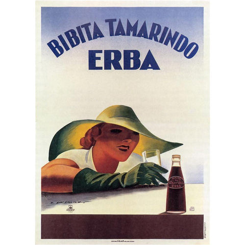 Bibita Tamarinda Soda White Modern Wood Framed Art Print by Vintage Apple Collection