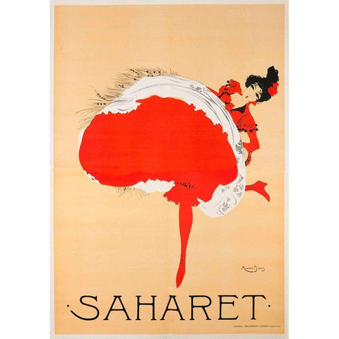 Saharet White Modern Wood Framed Art Print by Vintage Apple Collection