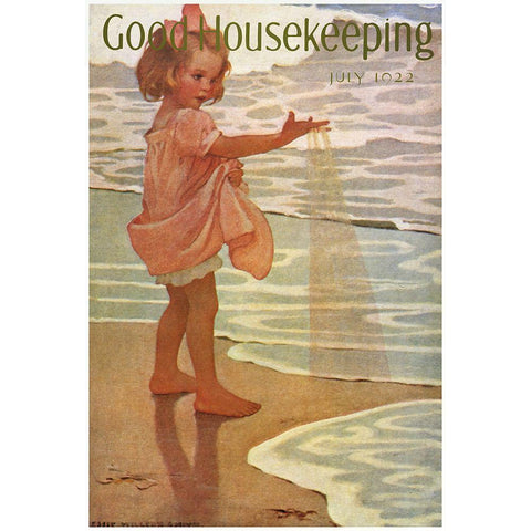 Good Housekeeping II Gold Ornate Wood Framed Art Print with Double Matting by Vintage Apple Collection