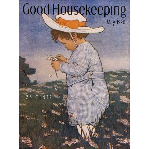 Good Housekeeping IV White Modern Wood Framed Art Print by Vintage Apple Collection