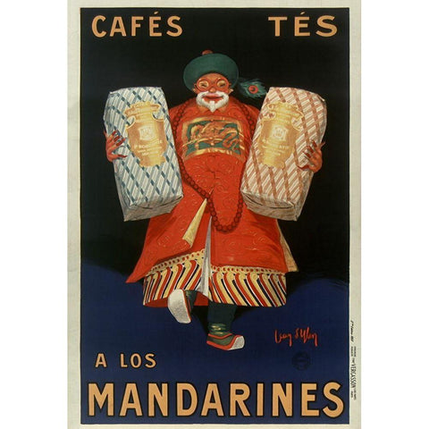 CafÃ©s TÃ©s Black Modern Wood Framed Art Print with Double Matting by Vintage Apple Collection