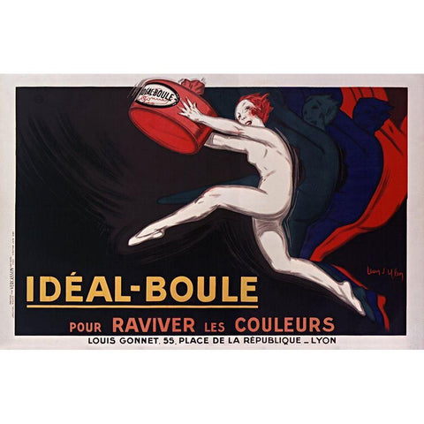 IdÃ©al Boule White Modern Wood Framed Art Print by Vintage Apple Collection