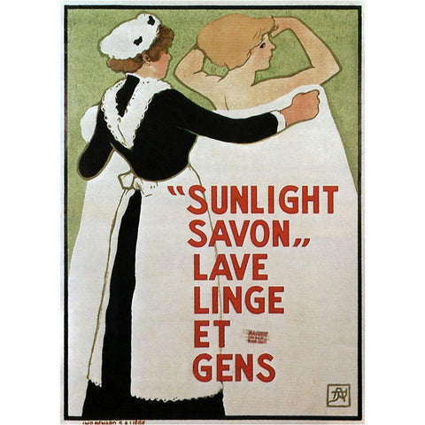 Savon Sunlight White Modern Wood Framed Art Print by Vintage Apple Collection