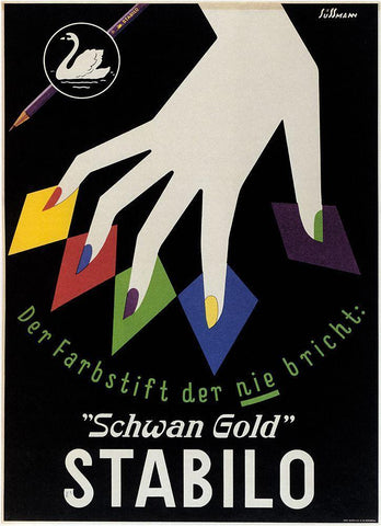 Stabilo White Modern Wood Framed Art Print with Double Matting by Vintage Apple Collection