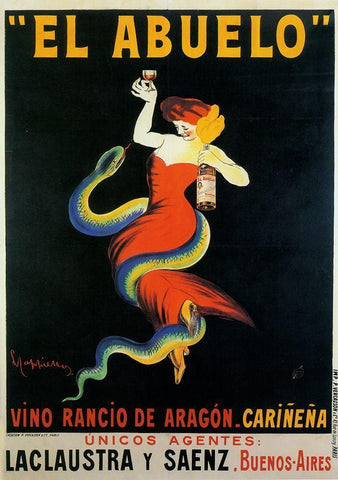 abuelo White Modern Wood Framed Art Print with Double Matting by Vintage Apple Collection