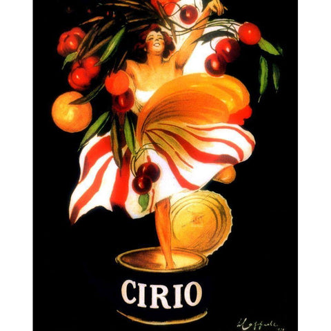cirio White Modern Wood Framed Art Print by Vintage Apple Collection