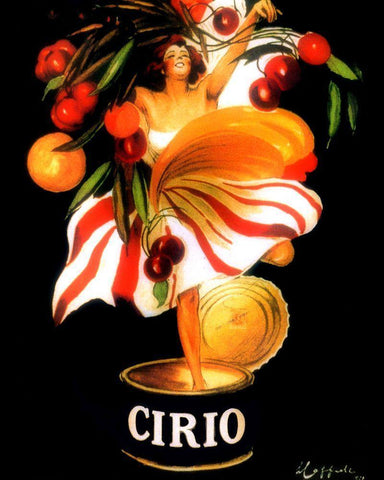 cirio Black Ornate Wood Framed Art Print with Double Matting by Vintage Apple Collection