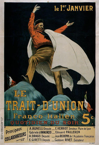 janvier White Modern Wood Framed Art Print with Double Matting by Vintage Apple Collection