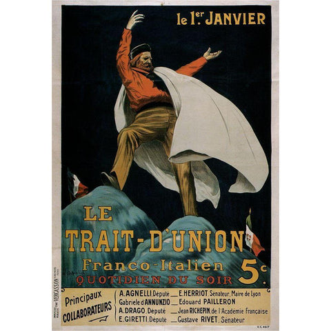 janvier Black Modern Wood Framed Art Print by Vintage Apple Collection