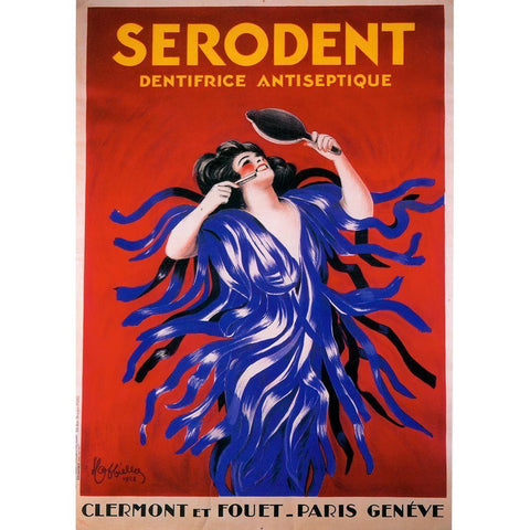 serodent White Modern Wood Framed Art Print by Vintage Apple Collection