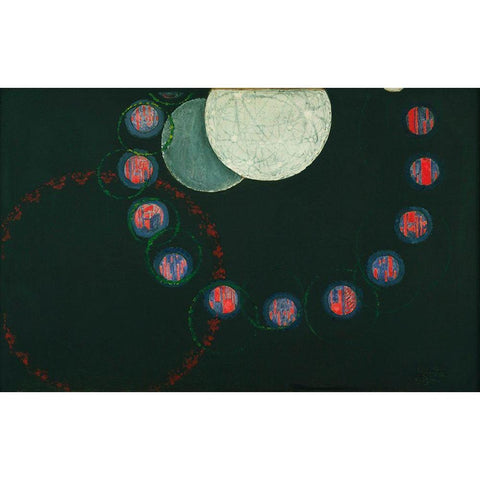 FrantiÅ¡ek Kupka - The First Step Black Modern Wood Framed Art Print by Vintage Apple Collection