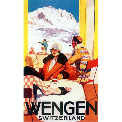 Wengen Black Modern Wood Framed Art Print with Double Matting by Vintage Apple Collection