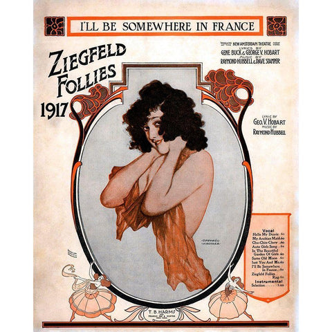 Zig 005 Black Modern Wood Framed Art Print with Double Matting by Vintage Apple Collection