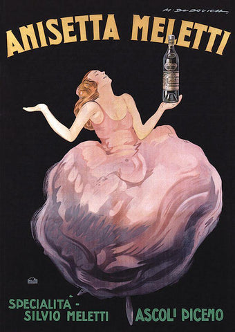 Anisette Dudov White Modern Wood Framed Art Print with Double Matting by Vintage Apple Collection