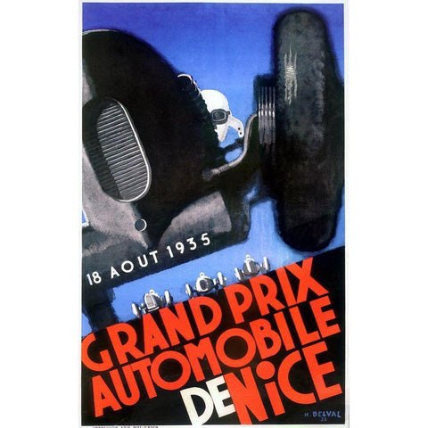 Grand Prix White Modern Wood Framed Art Print by Vintage Apple Collection