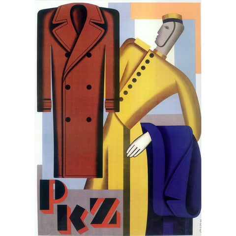 Pkz Black Modern Wood Framed Art Print by Vintage Apple Collection