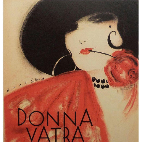 Donna Vatra White Modern Wood Framed Art Print by Vintage Apple Collection