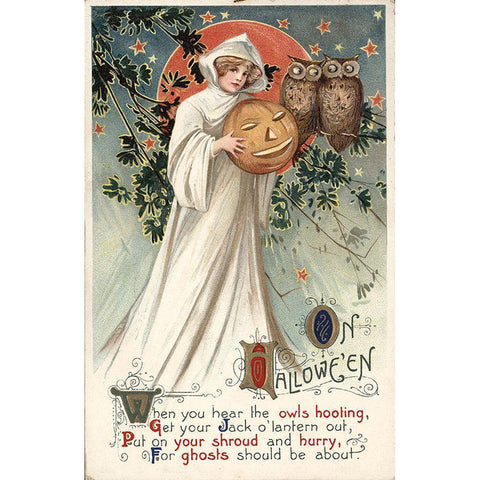 Hallow 10.tif Gold Ornate Wood Framed Art Print with Double Matting by Vintage Apple Collection