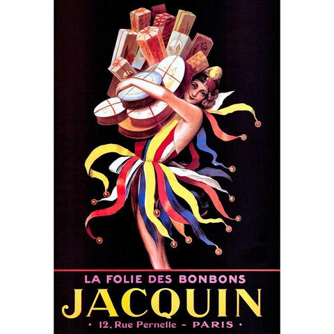 jacquin 2 White Modern Wood Framed Art Print by Vintage Apple Collection