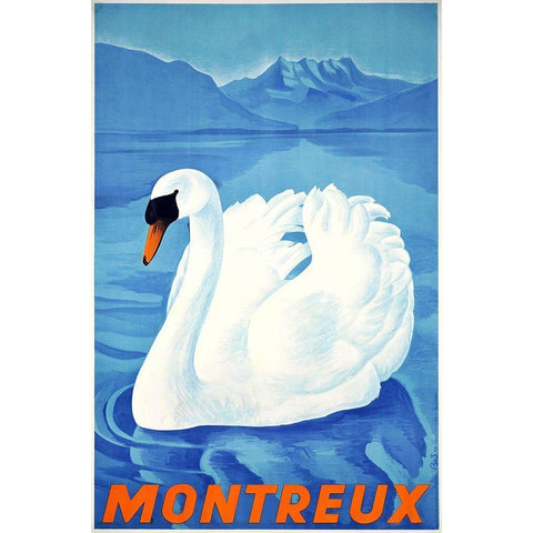 Montreaux Black Modern Wood Framed Art Print with Double Matting by Vintage Apple Collection