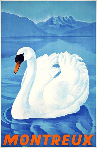 Montreaux Black Ornate Wood Framed Art Print with Double Matting by Vintage Apple Collection