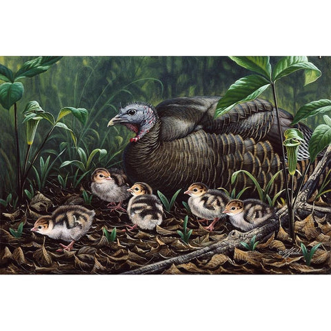 Fruits Of Labor Black Modern Wood Framed Art Print by Goebel, Wilhelm